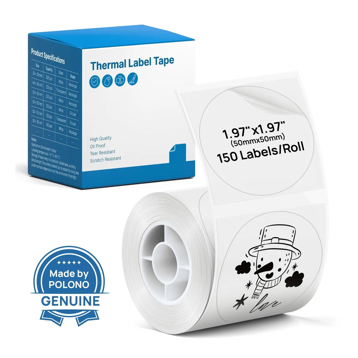 PM220S Thermal Label Rolls: Designed for PM220S