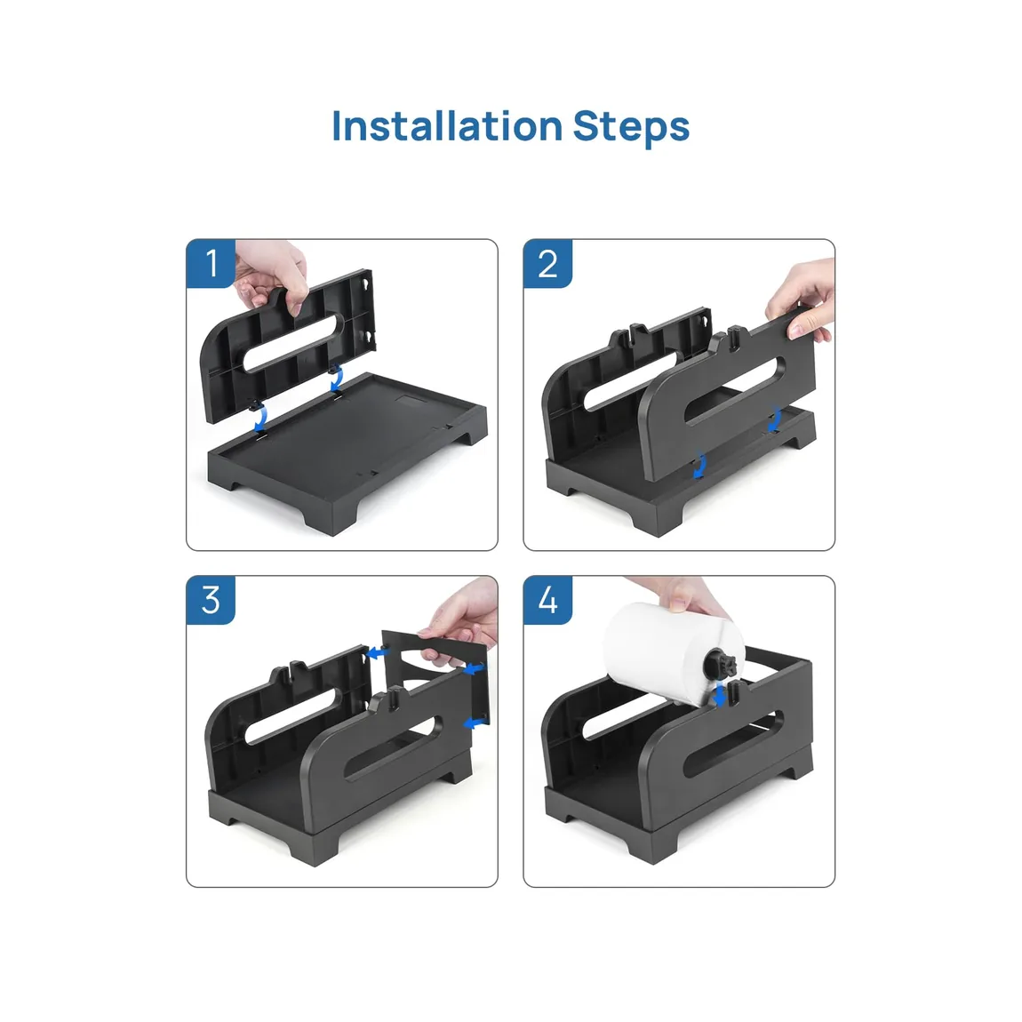 Thermal Label Holder: Supports fanfold and roll labels